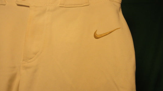 Used Nike Baseball Pants Open Bottom Youth XL - White