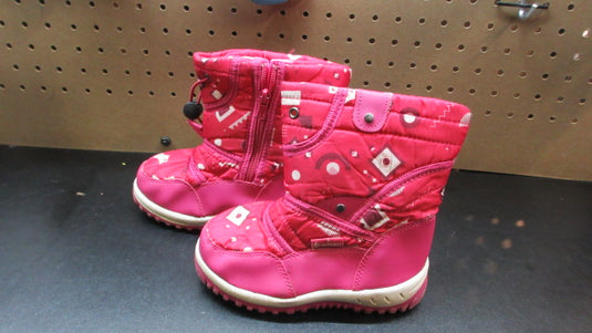 Used totes Toddler Girls Waterproof Snow Boot - Size Youth 11.5