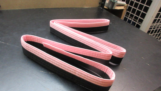 Used Pink/Black Karate Belt