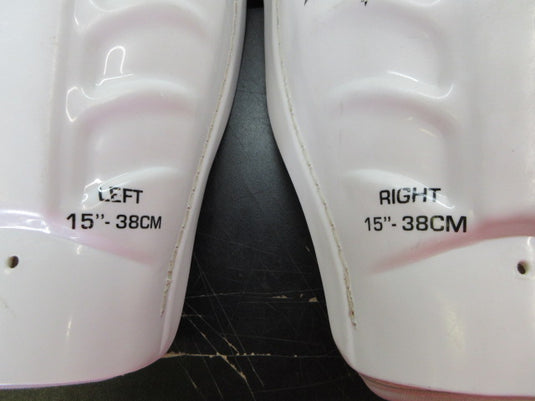 Used Sher-Wood 5030 15" Hockey Shin Guards
