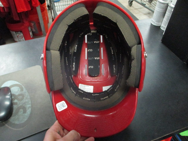 Load image into Gallery viewer, Used Adidas Tripple Strike Batting Helmet in Red Size 6 3/8 - 7 3/8
