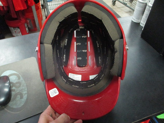 Used Adidas Tripple Strike Batting Helmet in Red Size 6 3/8 - 7 3/8