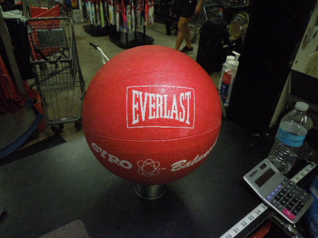 Load image into Gallery viewer, Used Everlast Gyro Balanced Multi-Function Waterproof 12 lb Red Exercise Ball
