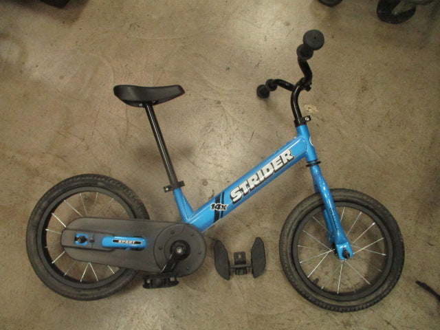 Load image into Gallery viewer, Used Strider Sport 14x Balance Bike w/ Pedal Conversion Kit
