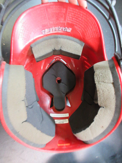 Used Rawlings Coolflo Batting Helmet With Mask - Size 6 1/2 - 7 1/2