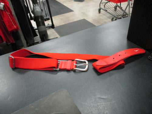 Used Nike Adult Red Baseball Belt