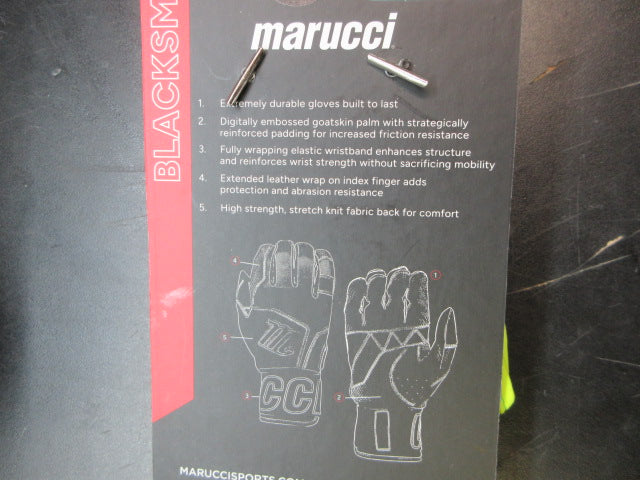 Load image into Gallery viewer, New Marucci Blacksmith V2 Batting Gloves - Youth Small - Neon Yellow
