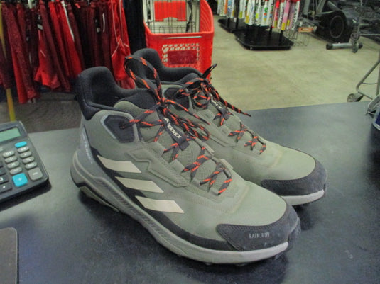 Used Adidas Terrex Anylander Mid Rain.RDY Hiking Shoes Size 12
