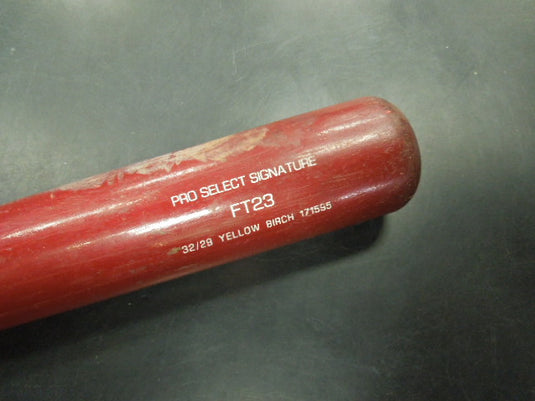 Used B45 Pro Select FT23 Yellow Birch Wood Bat 32 in 29 oz -3