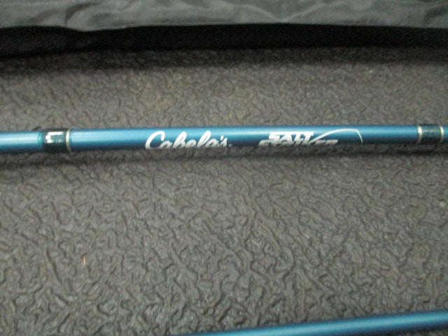 Load image into Gallery viewer, Used Cabelas salt Striker 7 Foot Spinning Rod  With Case

