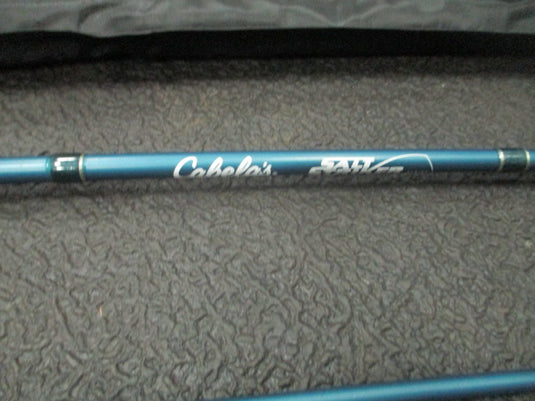 Used Cabelas salt Striker 7 Foot Spinning Rod  With Case