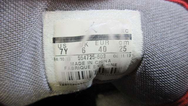 Load image into Gallery viewer, Used Nike Air Jordan 1 Mid Fire Red Cement Shoes - Size Youth 7

