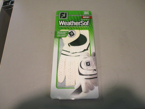 Used Foot-Joy Weather Sof Womens Medium Golf Glove- RH