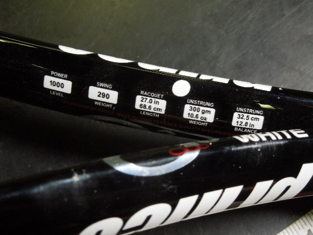 Load image into Gallery viewer, Used Prince o3 White Tennis Racquet 27"
