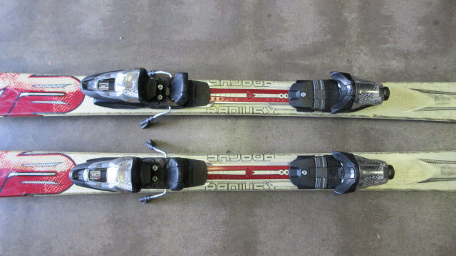 Load image into Gallery viewer, Used K2 Apache Radius X Downhill Skis Size 163 cm w/ Marker Bindings
