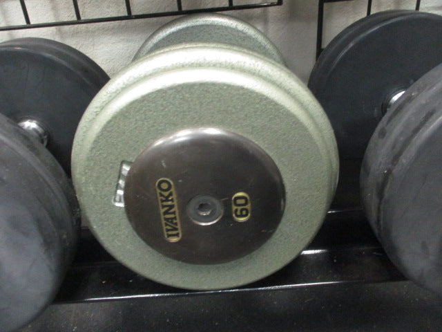 Load image into Gallery viewer, Used Ivanko 60lb Fixed Dumbbell
