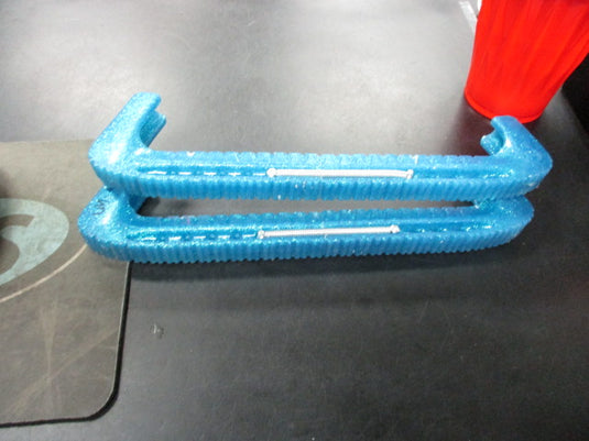 Used Blue Glitter Figure Skate Cover