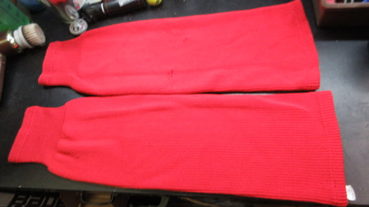 Used Red Hockey Socks Size 32