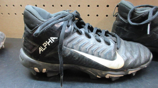 Used Nike Alpha Menace 2 Shark Football Cleats - Size Youth 4