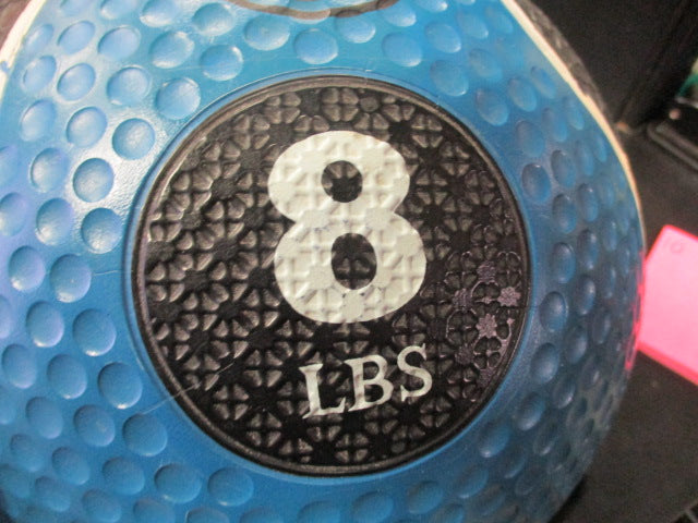 Load image into Gallery viewer, Used Golds Gym Velcro Handle 8 LB Medicine Ball
