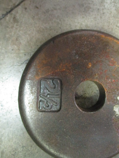 Used 2.5lb Standard Cast Iron Plate