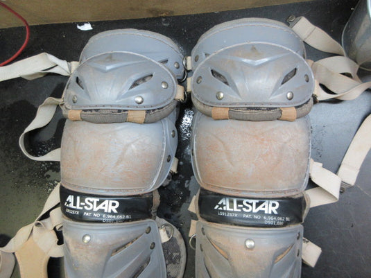 Used All-Star S7 Catchers Shin Guards - 9-12