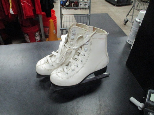 Used CCM Figure Skates White Youth Size 9