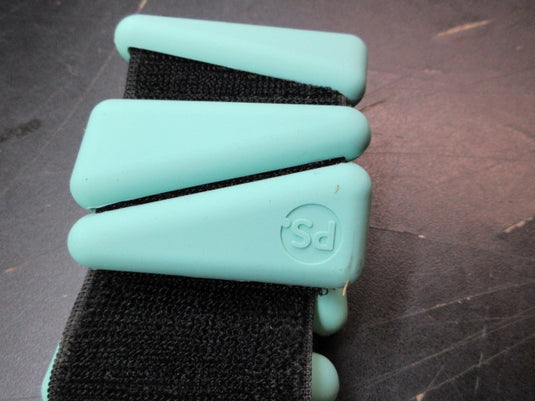 Used Popsugar Flex Wrist/Ankle Weight, 1lb Each, Set of 2, Teal Blue