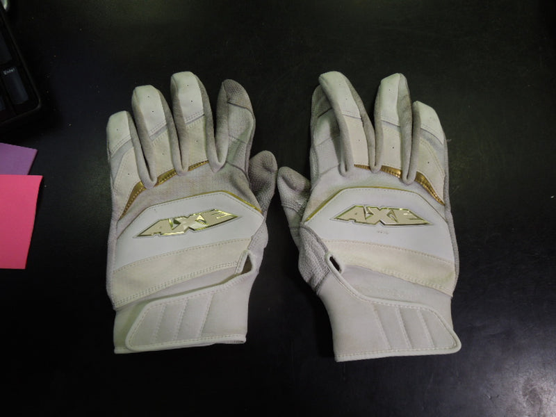 Load image into Gallery viewer, Used Axe Pro Leather Batting Gloves Size Large
