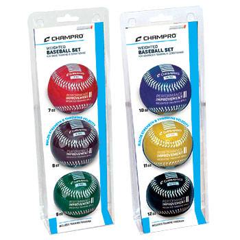NEW Champro Weighted Training Baseballs - 10 oz., 11 oz., 12 oz.