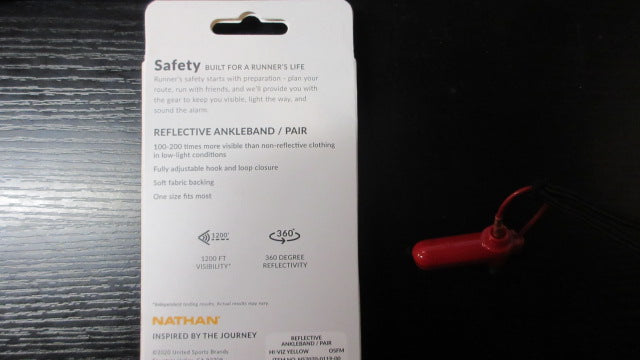 Load image into Gallery viewer, New Nathan Reflective Ankleband 1 Pair
