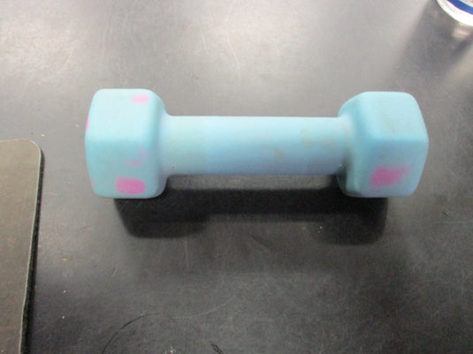 Used Cap 3 LB Rubber Hex Dumbbell