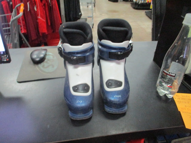 Load image into Gallery viewer, Used AXIS AX! Kids size 18.5 Downhill Ski Boots USA Yth 11
