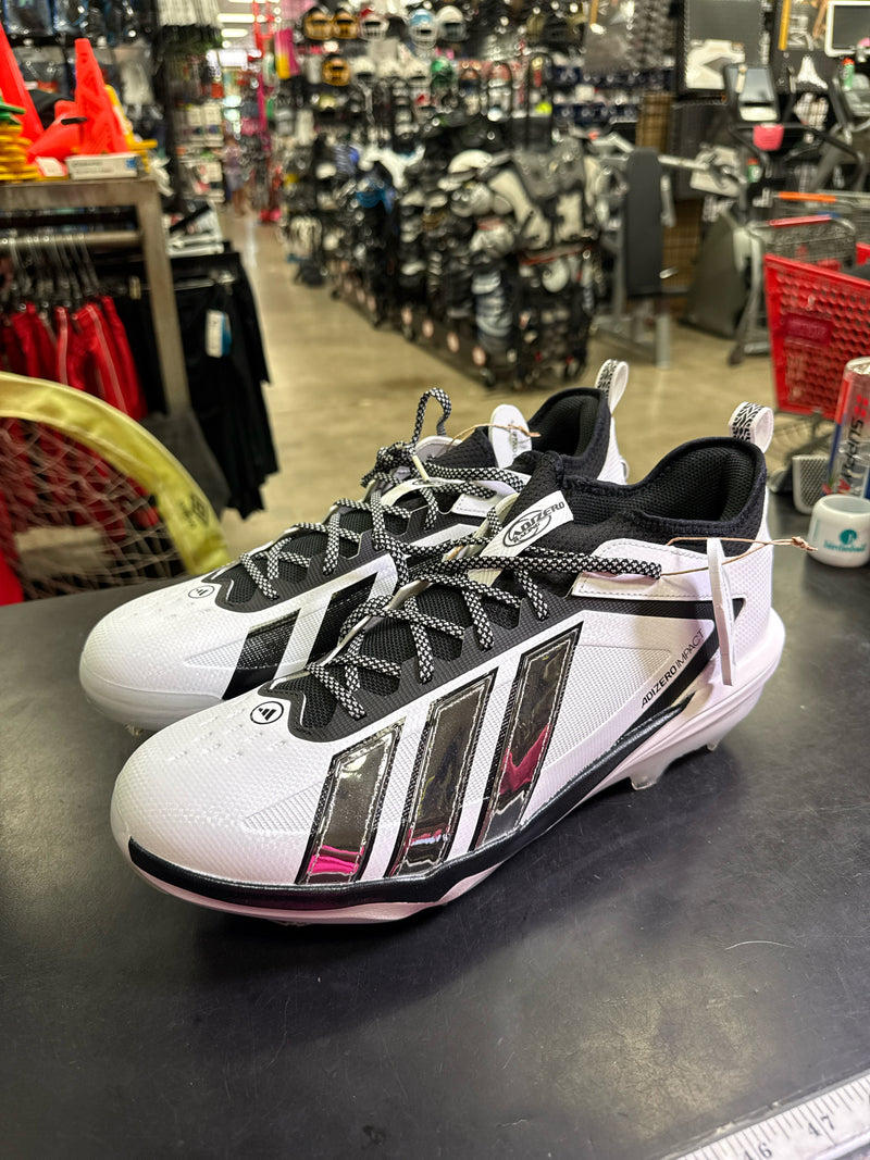 Load image into Gallery viewer, Like New Adidas Adizero Impact 3.0 Racing Team Molded Cleats Size 15
