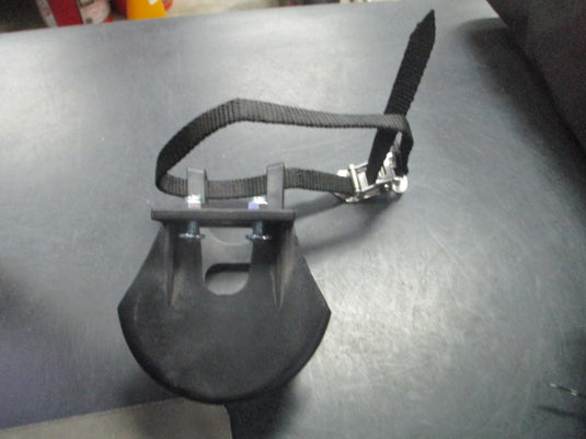 Used Black Bike Pedal Toe Clip With strap Qty 1