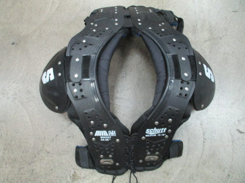 Used Schutt Mid Flex 4.0 Football Shoulder Pads Size Youth Medium 15
