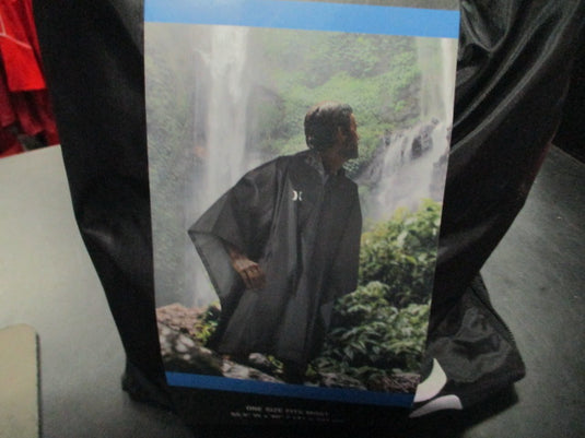 Hurley Rain poncho One Size Fits Most 55.5"W x 40"