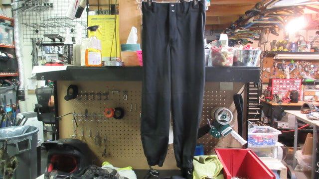 Load image into Gallery viewer, Used Champro Elastic Bottom Baseball Pants Youth Large -  Black
