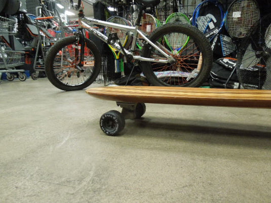 Vintage Hi Longboard Handcrafted Real Wood Sidewalker Surfer Style Board 37"