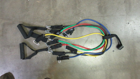Used Rubber Resistance Band Set