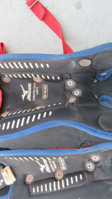 Load image into Gallery viewer, Used Mizuno Samurai Catchers Shin Guards - Youth
