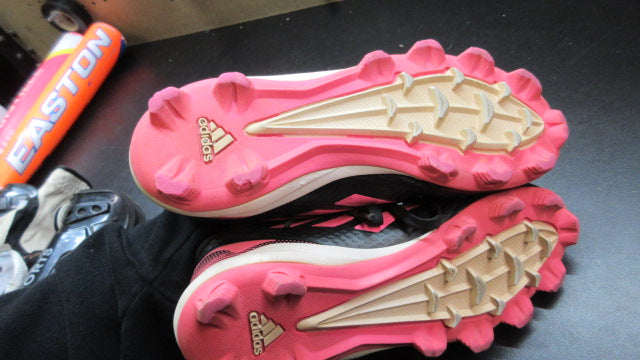 Load image into Gallery viewer, Used Adidas Pure Hustle Softball Cleats - Size 3
