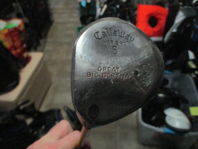 Load image into Gallery viewer, Used Callaway Great Big bertha Lefty 5 war Bird Fairway Wood
