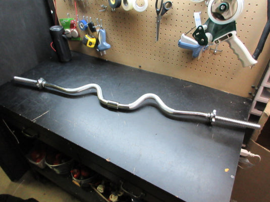 Used Marcy Apex 2-Piece Standard Chrome Super Curl Bar
