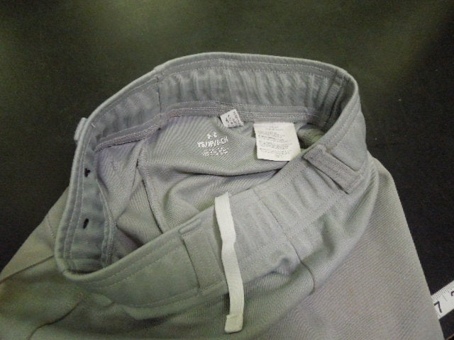 Load image into Gallery viewer, Used Under Armour Youth Elastic Bottom Baseball Pants in Grey Size Youth SM
