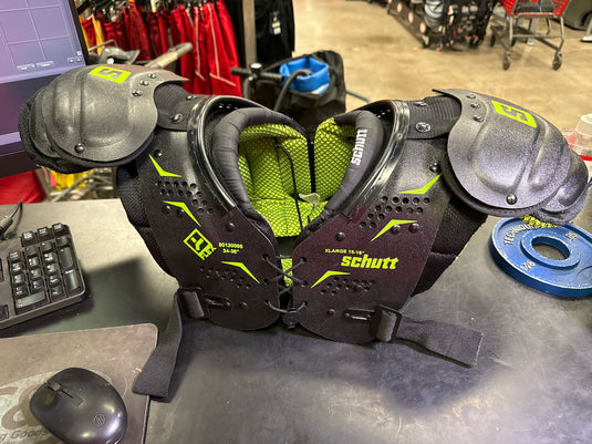 Used Schutt Y Flex Youth Football Shoulder Pads Size XL