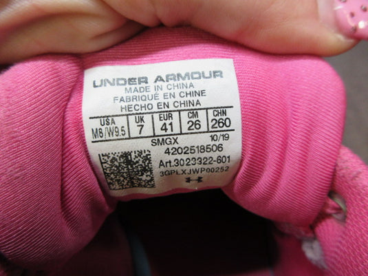 Used Under Armour Anatomix Spawn 2 Breast Cancer Awareness Sneakers - Size 9.5 W
