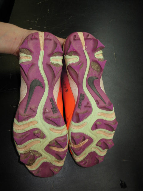 Load image into Gallery viewer, Used Nike Girls Hyperdiamond 4 Keystone Softball Cleats - Size Youth 6
