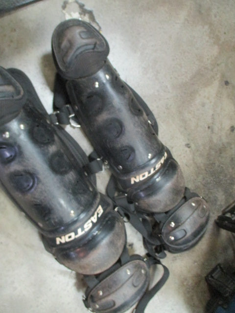Used Easton Youth Catchers Shin Guards