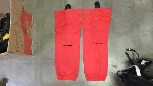 Used Tron Hockey Socks One Size - Red